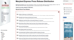 Desktop Screenshot of maryland-press-release.com